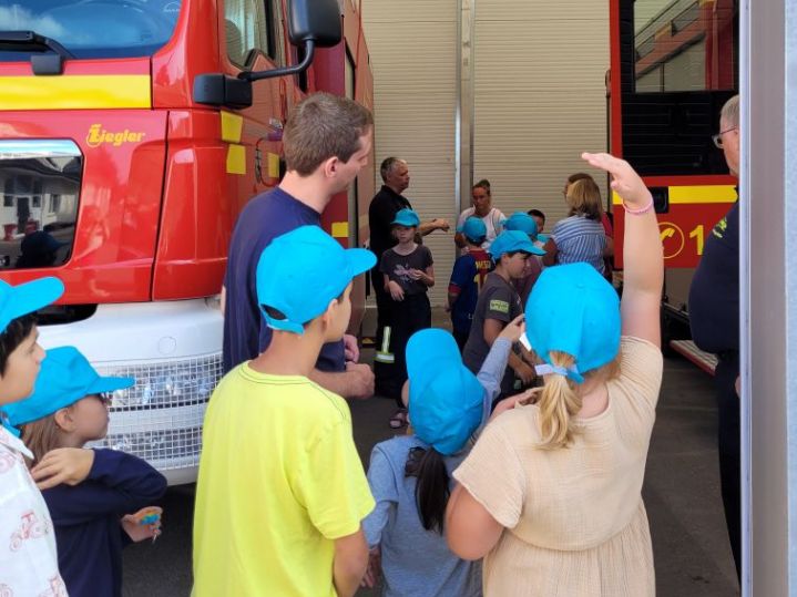 Zu Besuch bei der Feuerwehr